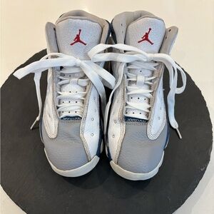 Jordan 13 Retro Grade School, Sz 2Y, Blue White